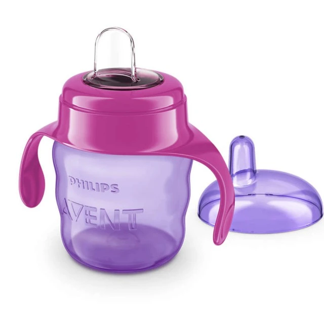 Philips AVENT Чаша за лесен преход с дръжки 6м+, 200 мл, ЛИЛАВА