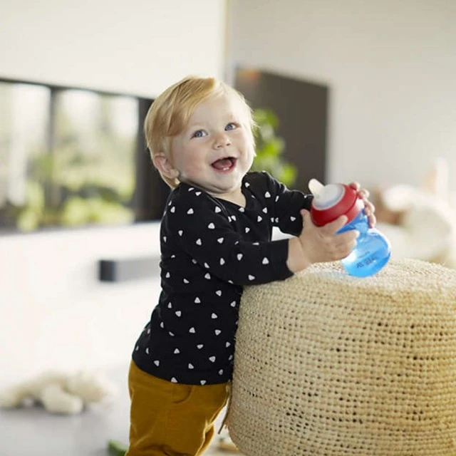 Philips AVENT Неразливаща се чаша с мек накрайник, 300мл, 9м+, синя