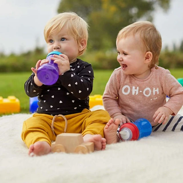 Philips AVENT Неразливаща се чаша с мек накрайник, 300мл, 9м+, синя