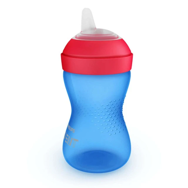 Philips AVENT Неразливаща се чаша с мек накрайник, 300мл, 9м+, синя