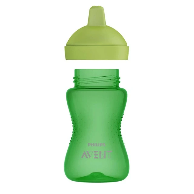 Philips AVENT Неразливаща се чаша с твърд накрайник 300 мл, 18м+, ЗЕЛЕНА