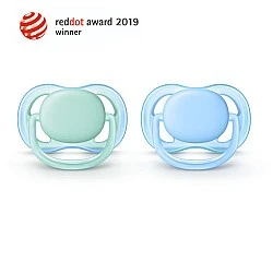 Pacifiers Ultra Air 0-6m blue and green