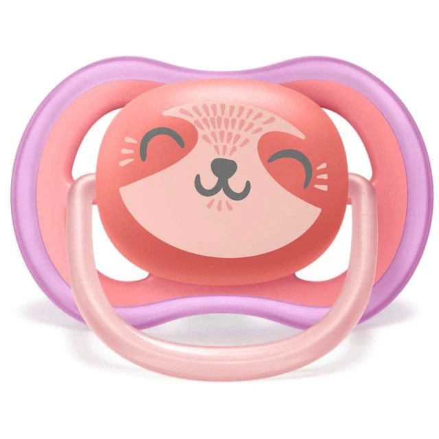 Pacifiers Ultra Air 18m+ with Giraffe and Bear decor