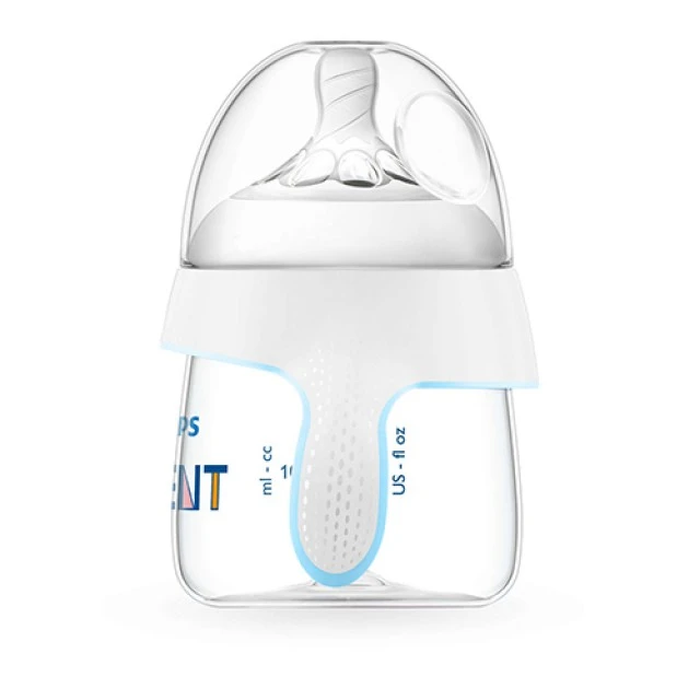 Тренировъчно шише NATURAL 150 мл 4м+ с дръжки