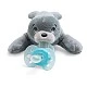 Ultra Soft pacifier 0-6m with plush toy Seal