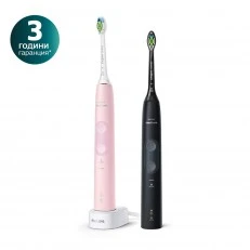 Комплект четки за зъби ProtectiveClean серия 4500 черна и розова