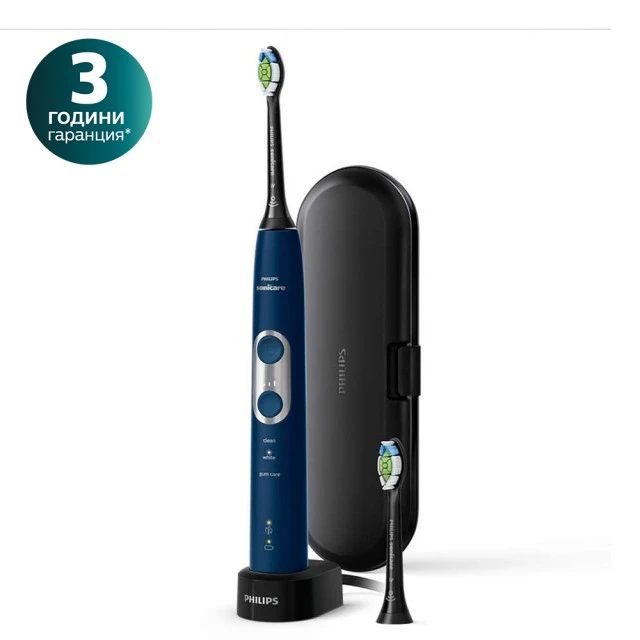 Четка за зъби ProtectiveClean серия 6100 тъмно синя