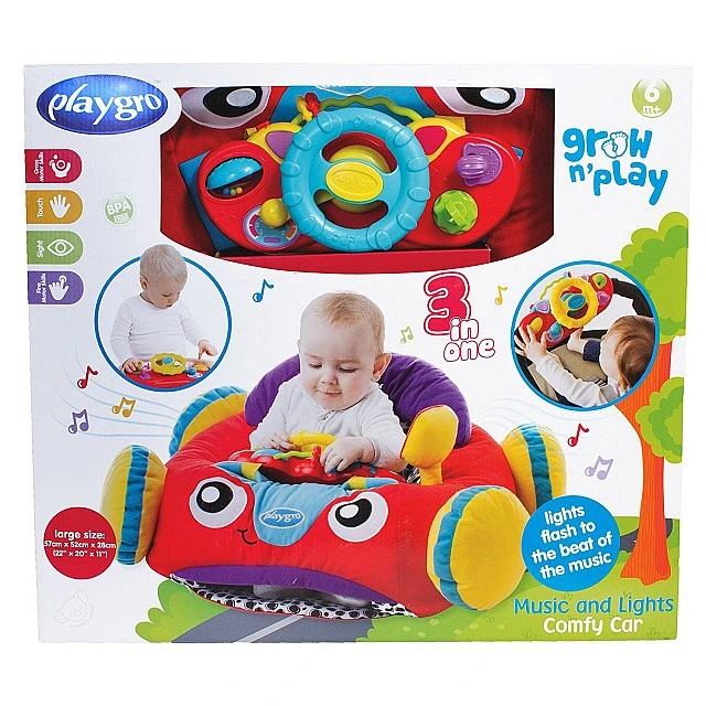 PLAYGRO Игрален център „Кола“ със светлини и звуци, 6м+