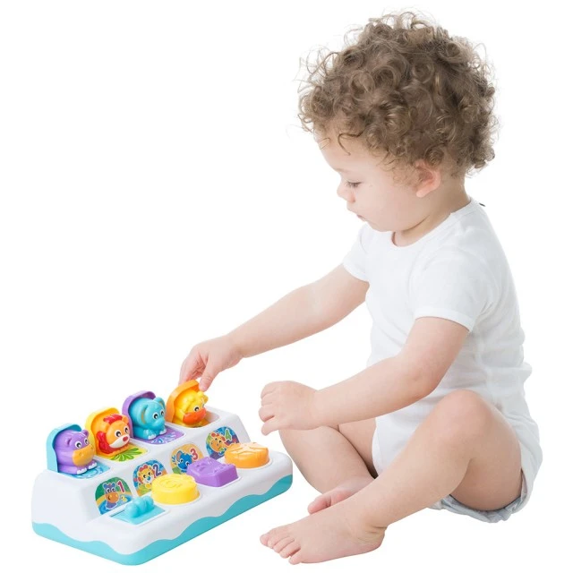 Музикална играчка със светлини Изскачащи животни 12-36м