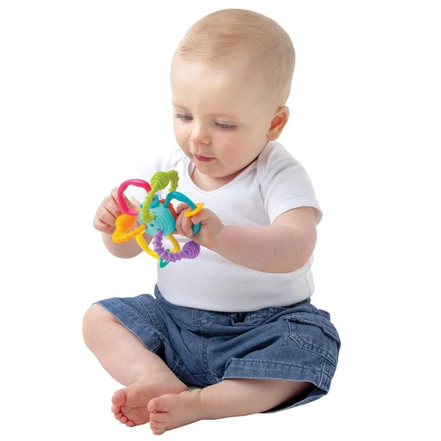 PLAYGRO Огъваща се топка гризалка, 6м+