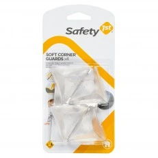 SAFETY 1st Soft transparent protectors for corners and edges (4 pcs/pack)