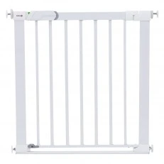 SAFETY 1st Universal metal door barrier with flat bottom, white