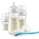 Комплект за новородено Natural Response SCD837/12 с 3 шишета и четка за шишета 0м+