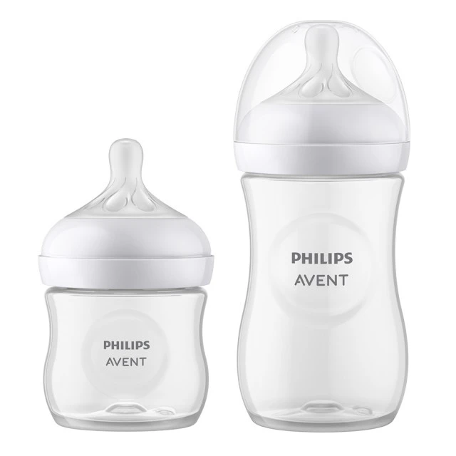 Breastfeeding set SCD430/50 with manual breast pump, MW sterilizer, pacifiers, bottles