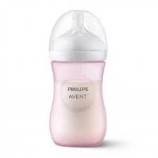 Natural Response bottle 260 ml 1m+, pink