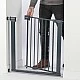 Универсална метална преграда за врата, черна