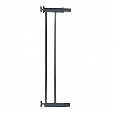 Extension for universal metal door partition, 14cm, black