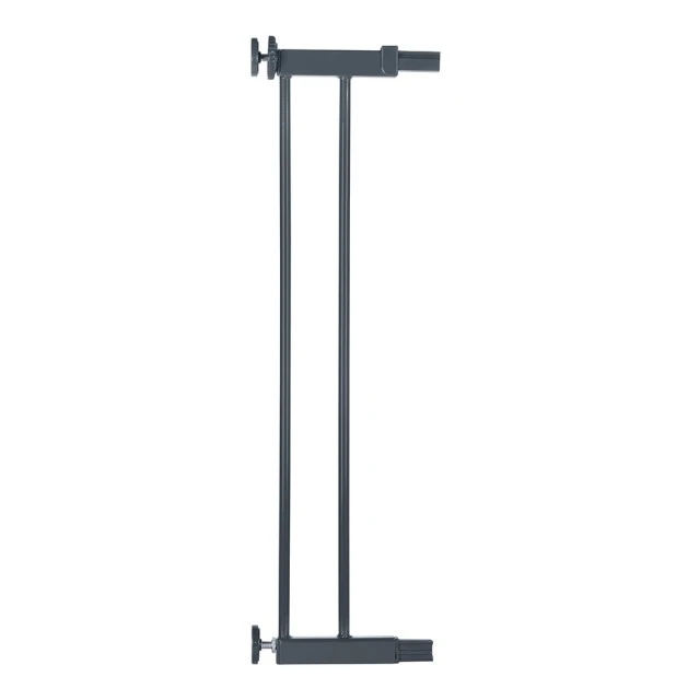 Extension for universal metal door partition, 14cm, black