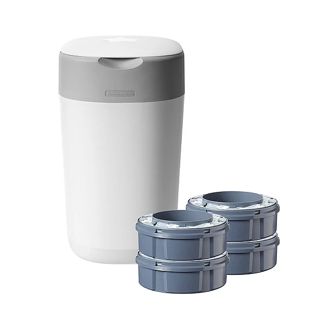 Twist&Click diaper basket with 4 pcs. spare cartridges