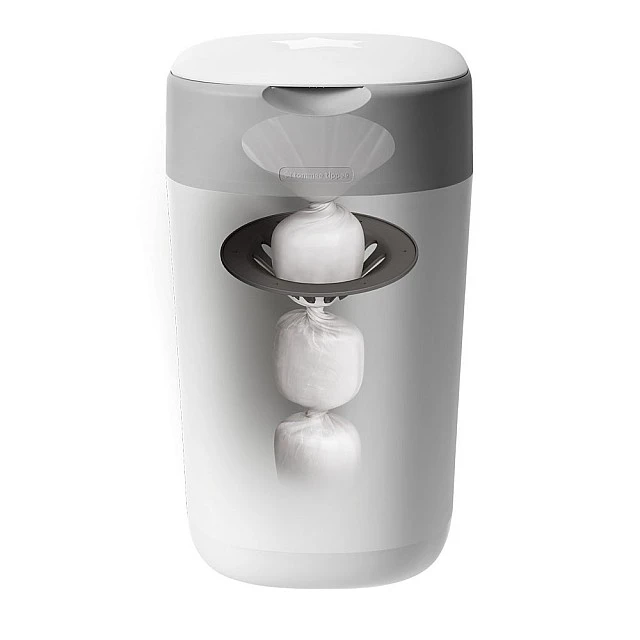 Twist&Click diaper basket with 4 pcs. spare cartridges