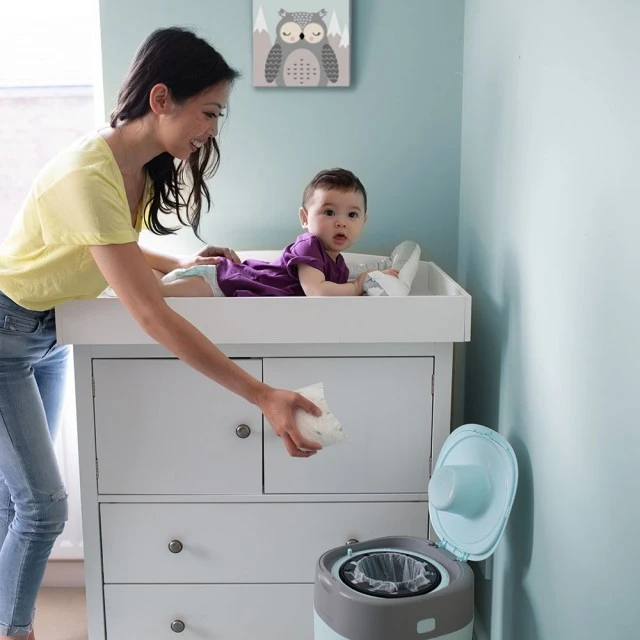 Tommee Tippee Хигиенен кош за памперси Twist&Click – СИН