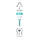 Tommee Tippee Шише за хранене Advanced Anti-Colic 3м+, 340 мл