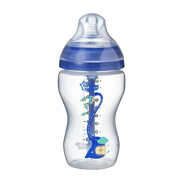 Tommee Tippee feeding bottle Advanced Anti-Colic 3m+, 340 ml, blue decorated