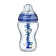 Tommee Tippee feeding bottle Advanced Anti-Colic 3m+, 340 ml, blue decorated