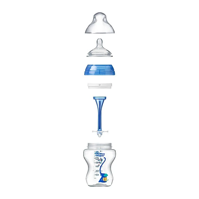 Tommee Tippee feeding bottle Advanced Anti-Colic 3m+, 340 ml, blue decorated
