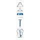 Tommee Tippee feeding bottle Advanced Anti-Colic 3m+, 340 ml, blue decorated