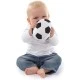 PLAYGRO Текстилна футболна топка, 6м+