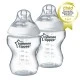 Tommee Tippee Шише за хранене Easi-Vent 0м+, 260 мл, 2 бр./оп.