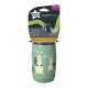 SuperStar Spill-proof thermos with sports tip 266 ml 12m+, BACSHIELD, green