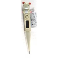 Visiomed Digital electronic thermometer with a flexible and soft tip - Thermosoft gray