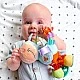 Мека плюшена дрънкалка PLAYGRO Кончето Хоп Троп, със 6 активности, 3м+, Синя