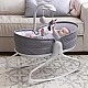 3-in-1 Rocker Napper Musical Lounger with 3 Adjustable Positions: Nap Basket, Swing, Multi-Functional Chair, Detachable Musical Toy with Lights and Sounds