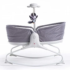 3-in-1 Rocker Napper Musical Lounger with 3 Adjustable Positions: Nap Basket, Swing, Multi-Functional Chair, Detachable Musical Toy with Lights and Sounds