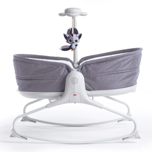 3-in-1 Rocker Napper Musical Lounger with 3 Adjustable Positions: Nap Basket, Swing, Multi-Functional Chair, Detachable Musical Toy with Lights and Sounds