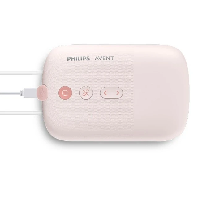 Double electric pump Philips AVENT Natural Motion Advanced SCF395/31 with 2 pcs. polypropylene bottles 125 ml with nipple Natural Response 0m+, 5 pcs. breast milk bags and 4 pcs. padding
