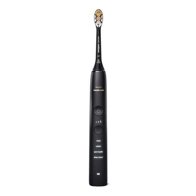 Звукова електрическа четка Philips Sonicare DiamondClean 9000 HX9911/17, с глава „всичко в едно“ A3 Premium, 4 режима, 3 интензитета, калъф с USB зареждане, Bluetooth