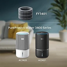 Replacement filter for 2-in-1 purifiers and humidifiers PureProtect Water 3400 Series, NanoCloud technology, up to 6 months of use