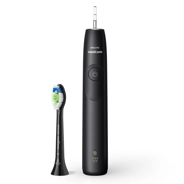 Акумулаторна четка за зъби Philips Sonicare HX7101/01 серия 5300 със звукова технология Next-Generation, 1 режим на четкане, 2 интензитета, сензор за натиск, глава W2 Optimal White
