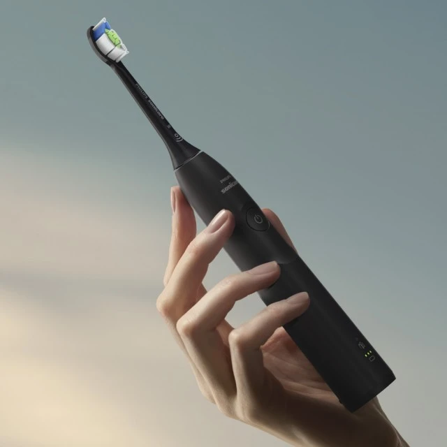 Акумулаторна четка за зъби Philips Sonicare HX7101/01 серия 5300 със звукова технология Next-Generation, 1 режим на четкане, 2 интензитета, сензор за натиск, глава W2 Optimal White