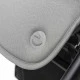 Mutsy NEXO stroller, black chassis with black handle and seat with canopy in Concrete Melange