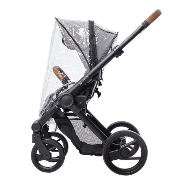 The Mutsy EVO seat rain cover is specially designed for the Mutsy EVO pushchair canopy seat
