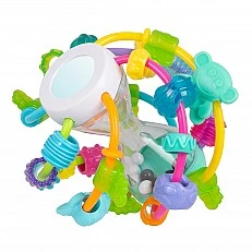 Active-motor baby toy Ball Play and Explore, rattle and teether 2-in-1, with safe mirror, 6m+