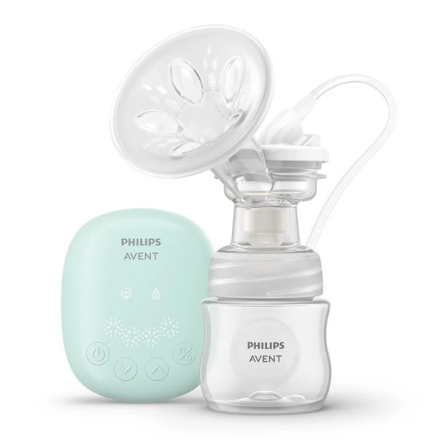 Philips AVENT Essential SCF323/11 single electric breast pump, with uniform size soft silicone seal