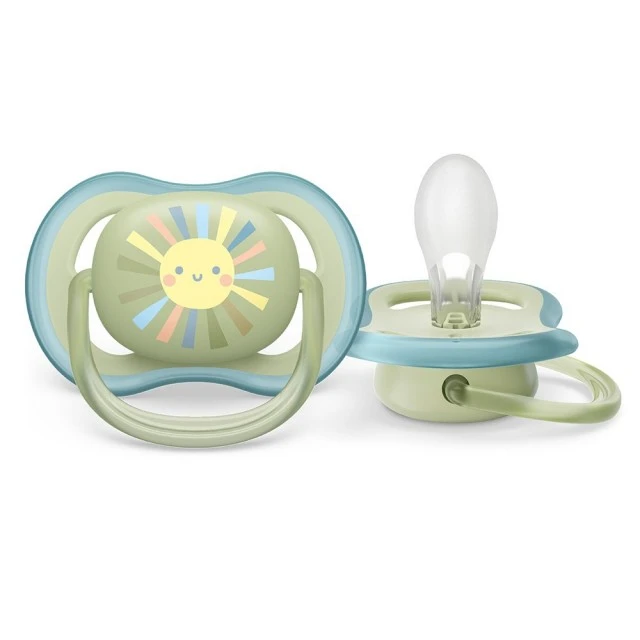 Комплект за бебе Philips AVENT SCD837/10 със шише за хранене Natural Response 125 мл с биберон без протичане Поток 2, 0м+ и залъгалка Ultra Air 0-6м