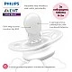 2 pcs. glow-in-the-dark orthodontic pacifiers for newborns Philips AVENT SCF075/17 Ultra Start Night 0-2m, in orange and purple with moon and stars decor, in a sterilization box