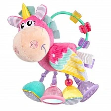 PLAYGRO Rattle Horse Hop Trop, 3m+, Pink 0183303